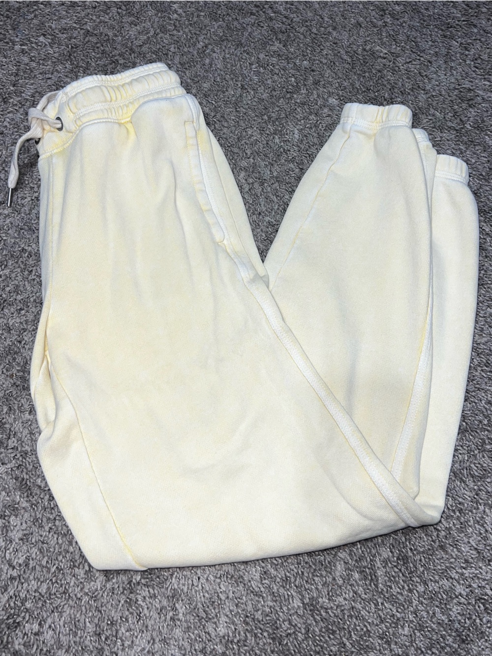 Aerie big chill yellow Drawstring Jogger sweatPants